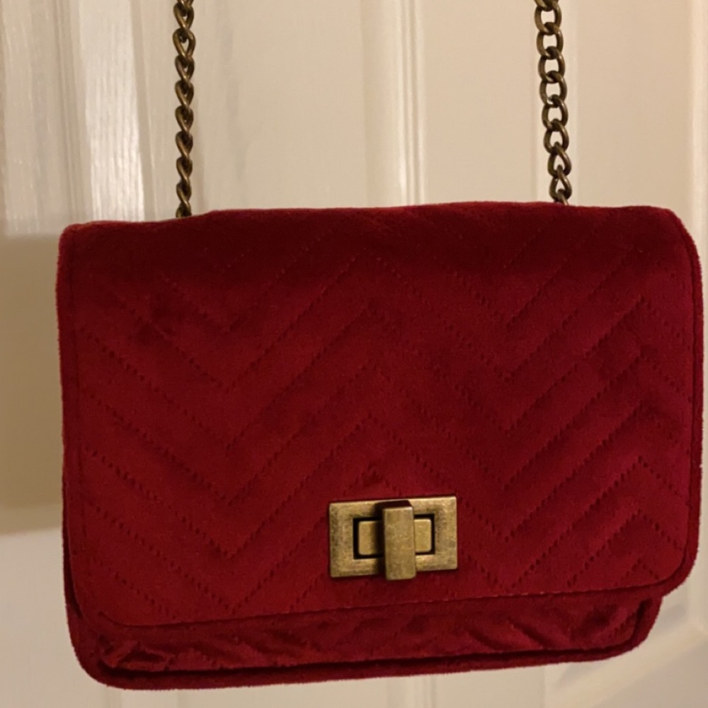 cute velvet ✨mini crossbody